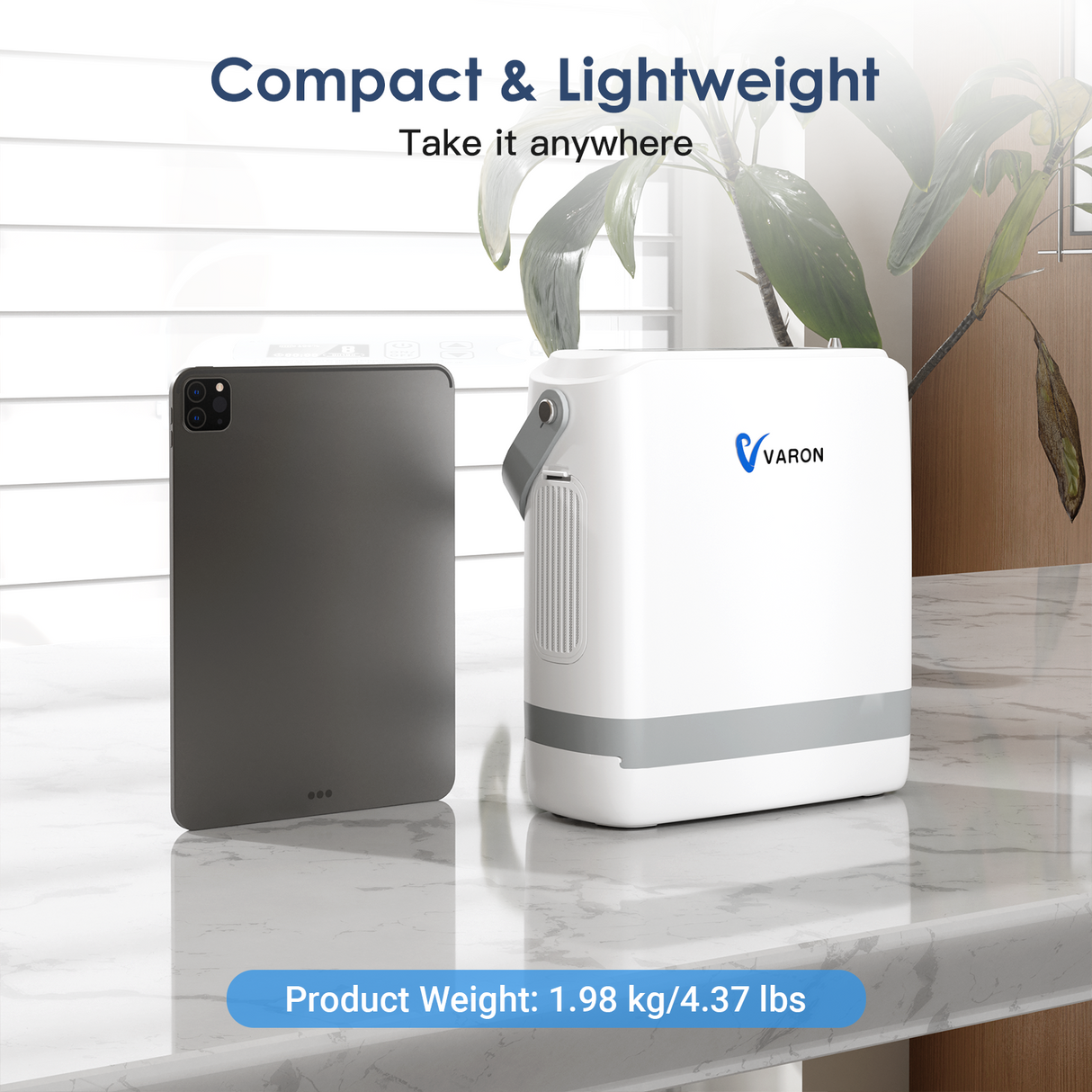 (Előértékesítés)VARON VP-8G | Pulzáló áramlású hordozható oxigénkoncentrátor (1-8 beállítás)