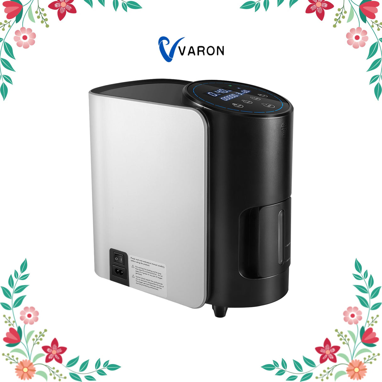 VARON VH-1 otthoni folyamatos oxigénkoncentrátor, csendes és megbízható, CE-minősítéssel