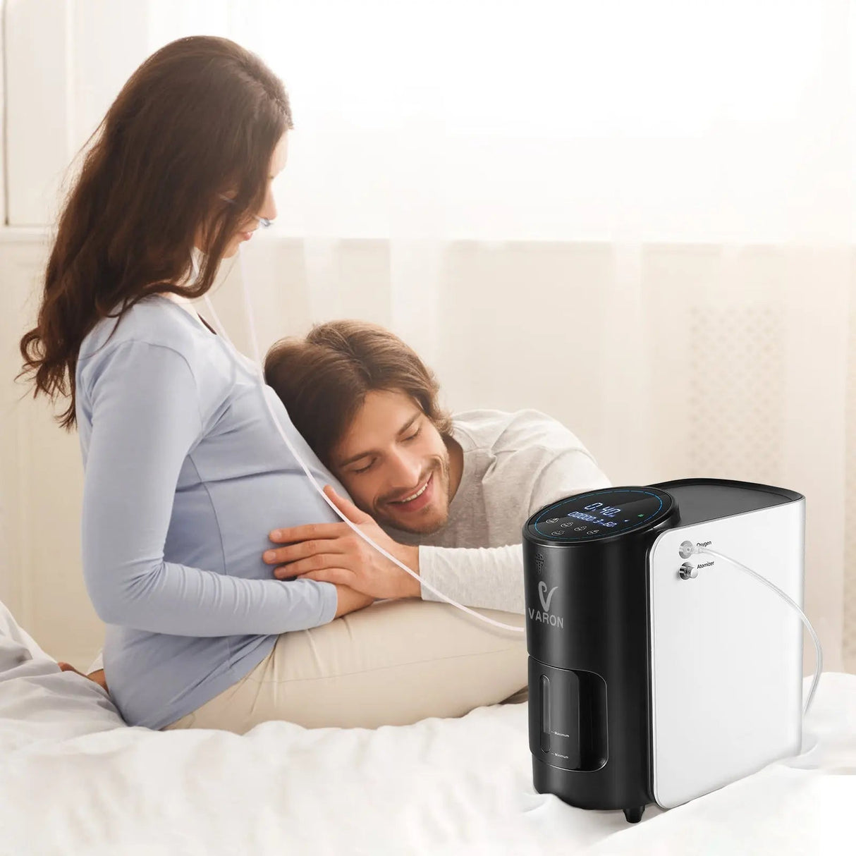 VARON VH-1 Home Oxygen Concentrator | 1-7L/min, Vital Senior Health, CE-approved