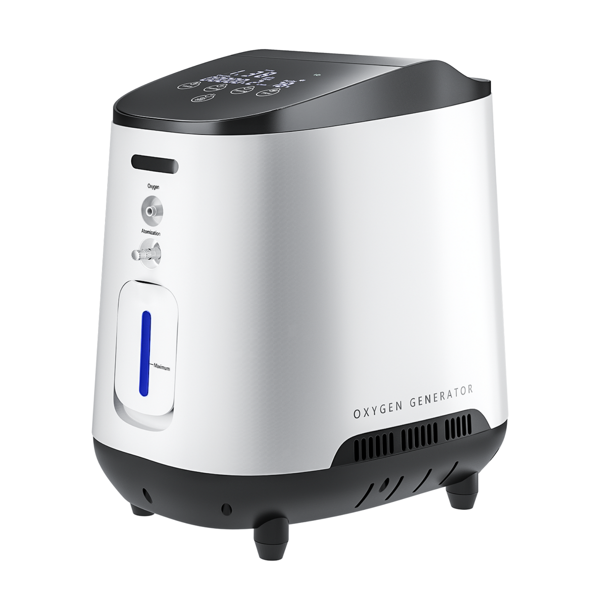 VARON VH-2 Sauerstoffkonzentrator für Zuhause | 1-7 l/min einstellbar, 24-Stunden-Betrieb, CE-geprüft