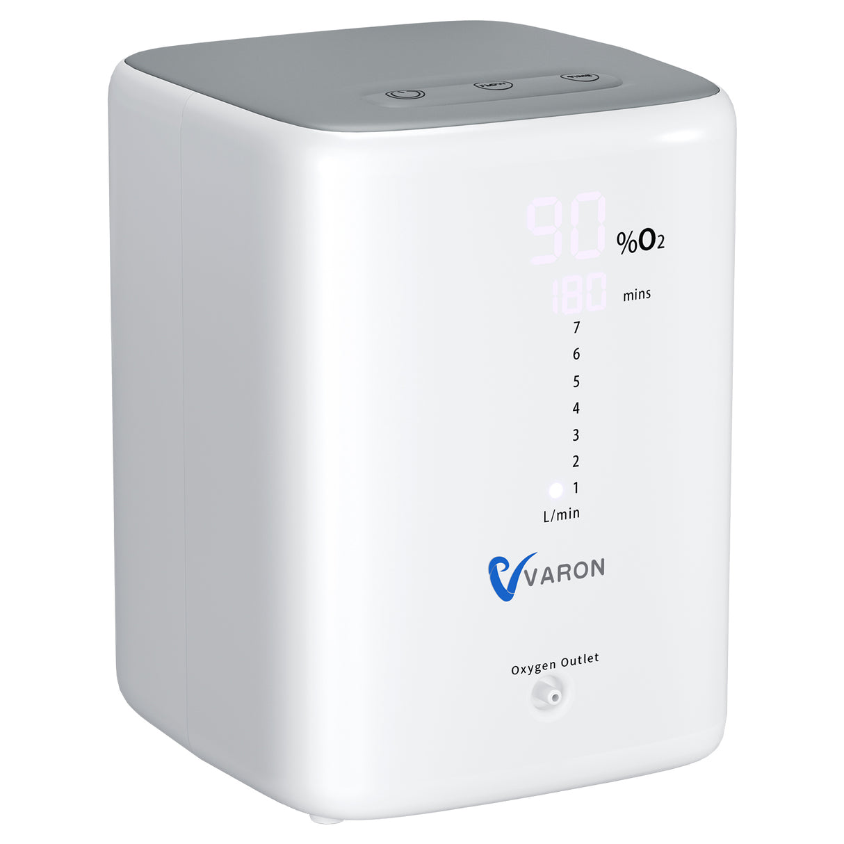 VARON VH-3 Sauerstoffkonzentrator für Zuhause | Komfortable Therapie mit 1-7 l/min, CE-geprüft