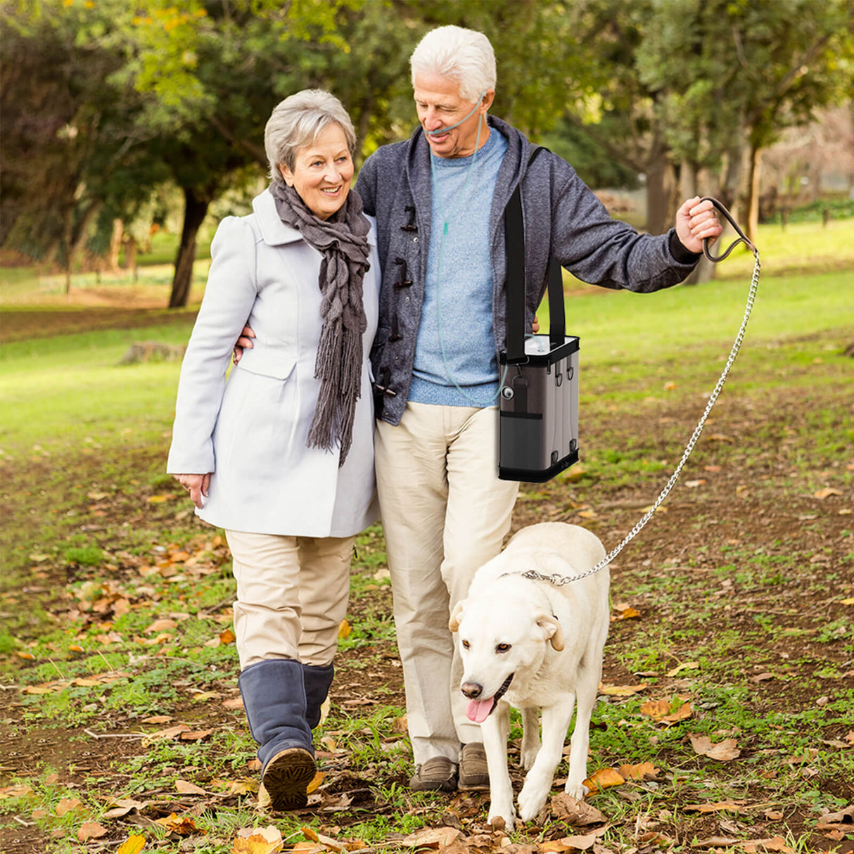 VARON VP-6 Tragbarer Sauerstoffkonzentrator für kontinuierliche Sauerstoffzufuhr | 1-6 l/min Durchflussrate, CE-Zulassung