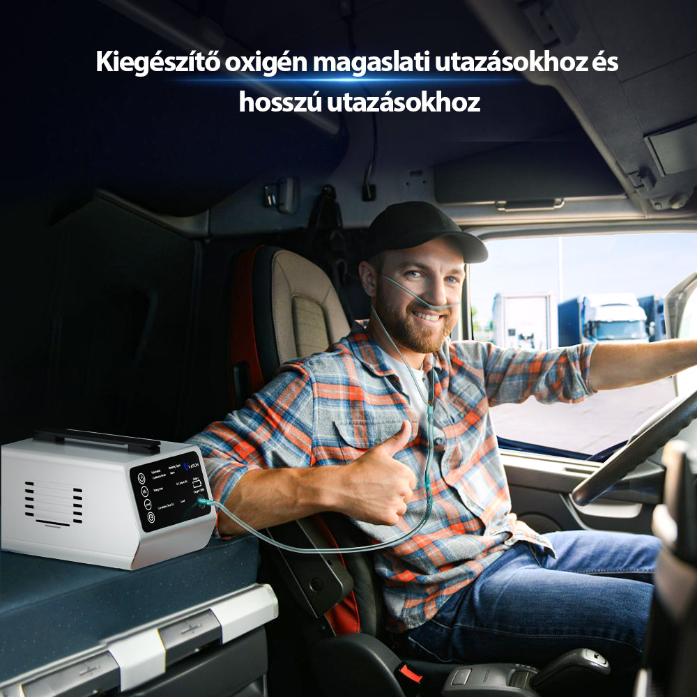 VARON VT-1 Sauerstoffkonzentratoren fürs Auto – Ideal für Reisen, CE-zertifiziert
