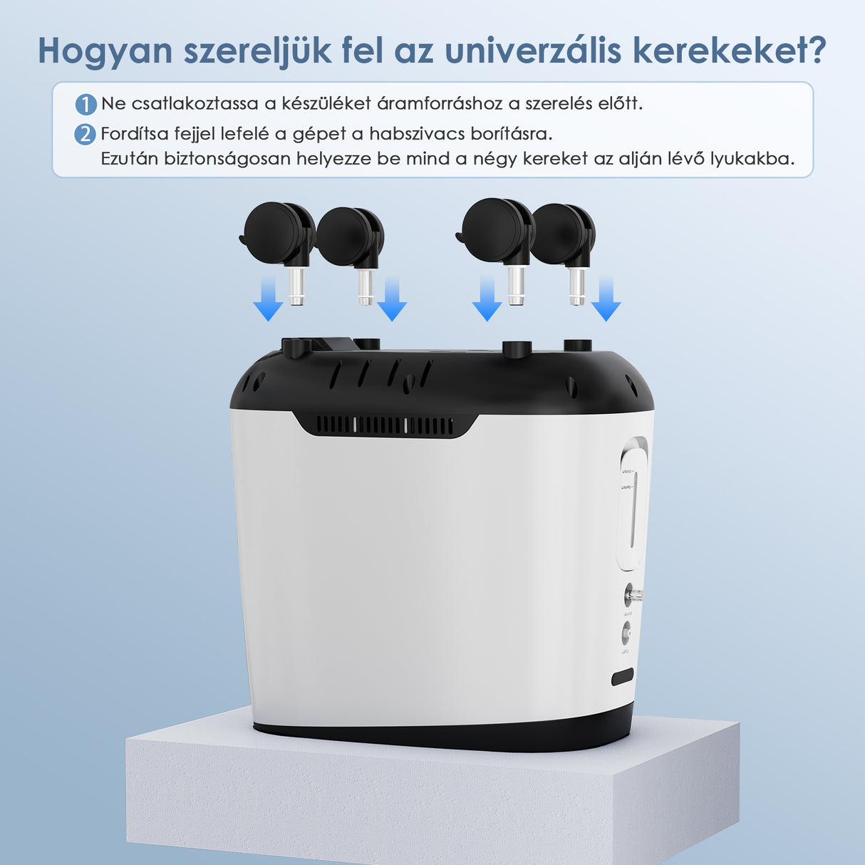 VARON VH-2 PRO Otthoni oxigen koncentrator | 1-9L / perc állítható, 24 órás működés, CE-jóváhagyás