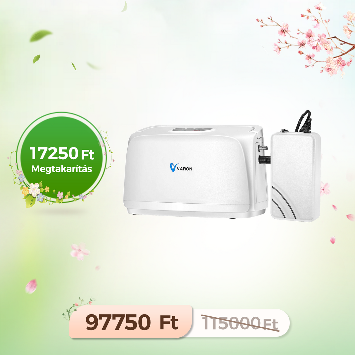 VARON VL-1 Puls-Sauerstoffkonzentrator | Ideal für mobile Anwendungen, CE-geprüft