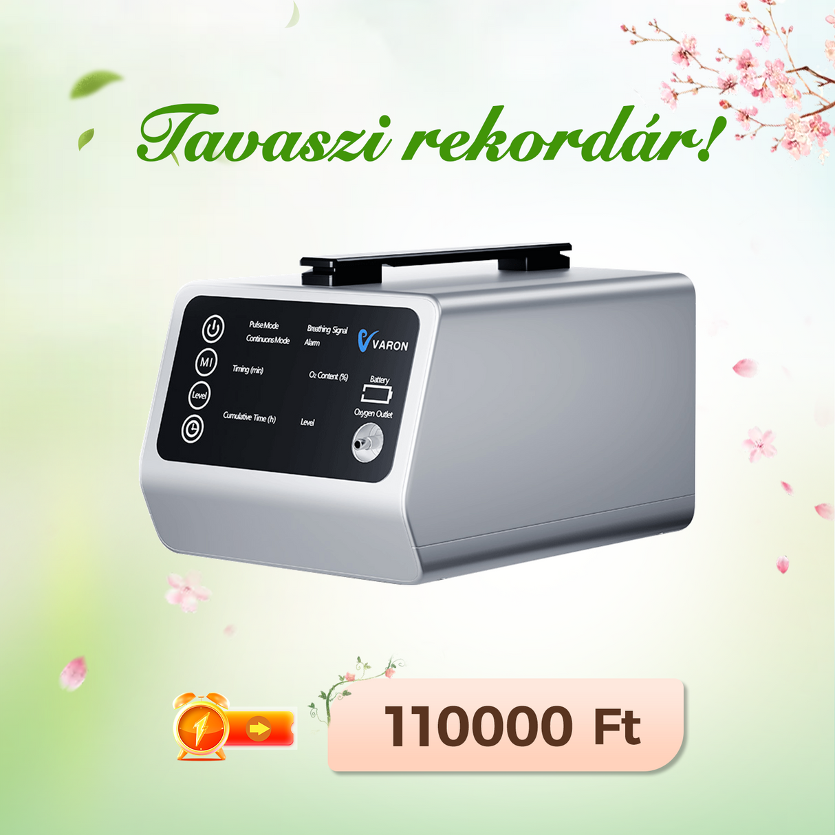 VARON VT-1 Sauerstoffkonzentratoren fürs Auto – Ideal für Reisen, CE-zertifiziert