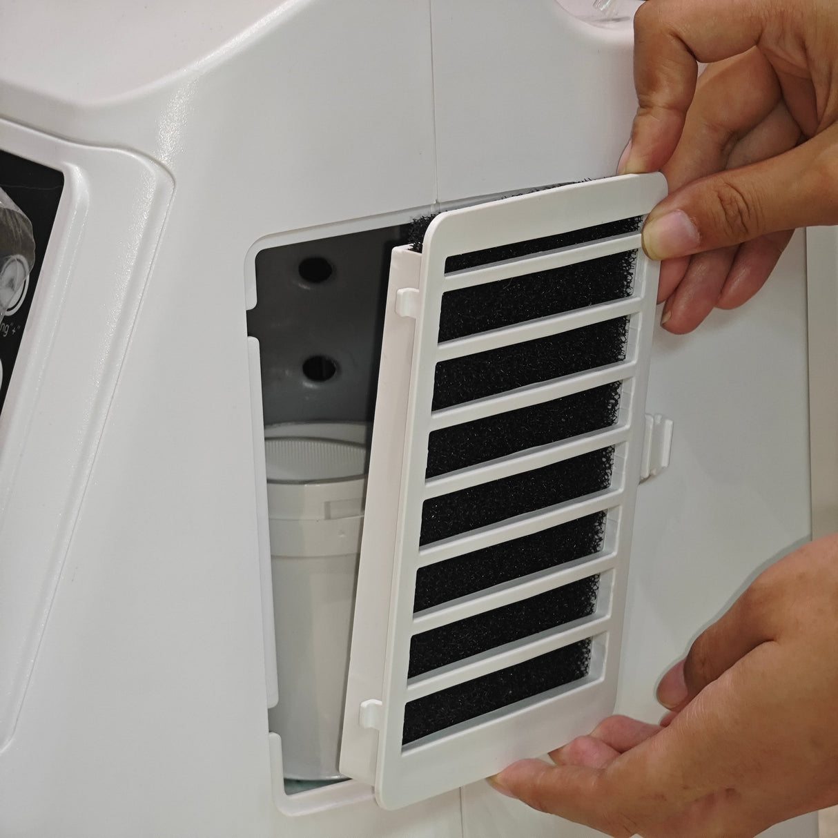 Szűrőpamut szett (zöld + fekete) Oxigénkoncentrátor tartozékok Serene 5 (20 db / szett)