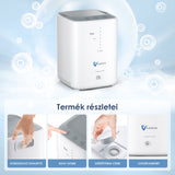 VARON VH-3 otthoni oxigénkoncentrátor | 1-7L / perc kényelmes terápia, CE-jóváhagyás