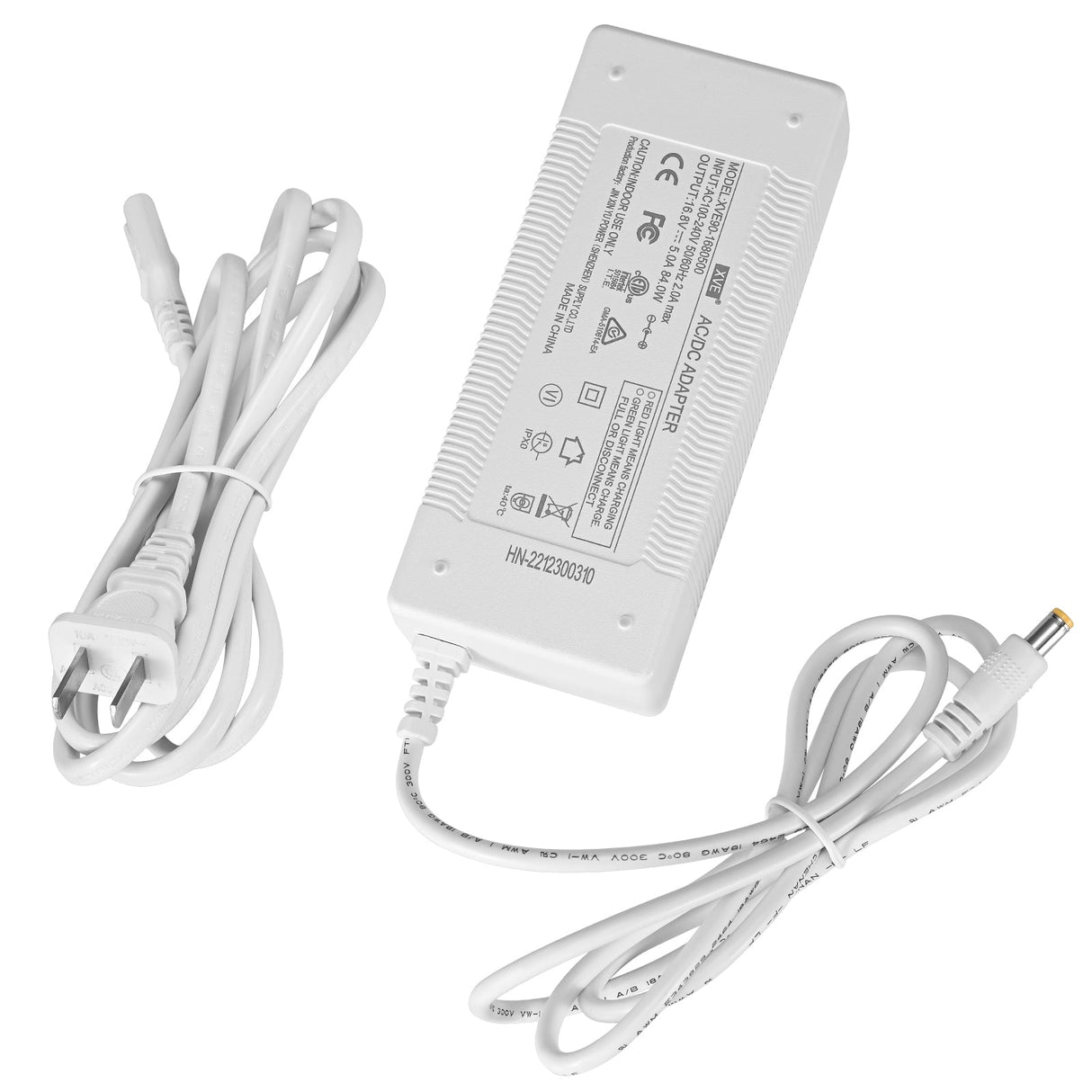 Adaptateur secteur blanc et cordon d'alimentation Accessoires pour concentrateur d'oxygène VP-1/VP-2