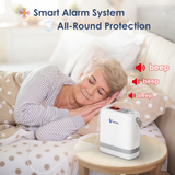 （Előértékesítés）VARON VP-8G | Pulzáló áramlású hordozható oxigénkoncentrátor (1-8 beállítás)