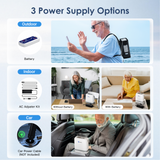 （Előértékesítés）VARON VP-8G | Pulzáló áramlású hordozható oxigénkoncentrátor (1-8 beállítás)