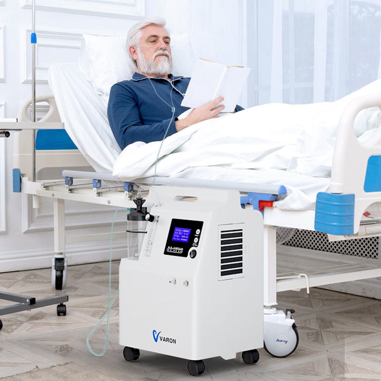 VARON Serene 5L oxigén-koncentrátor | Alacsony zajszint, 72 órás működés FDA-engedélyezve
