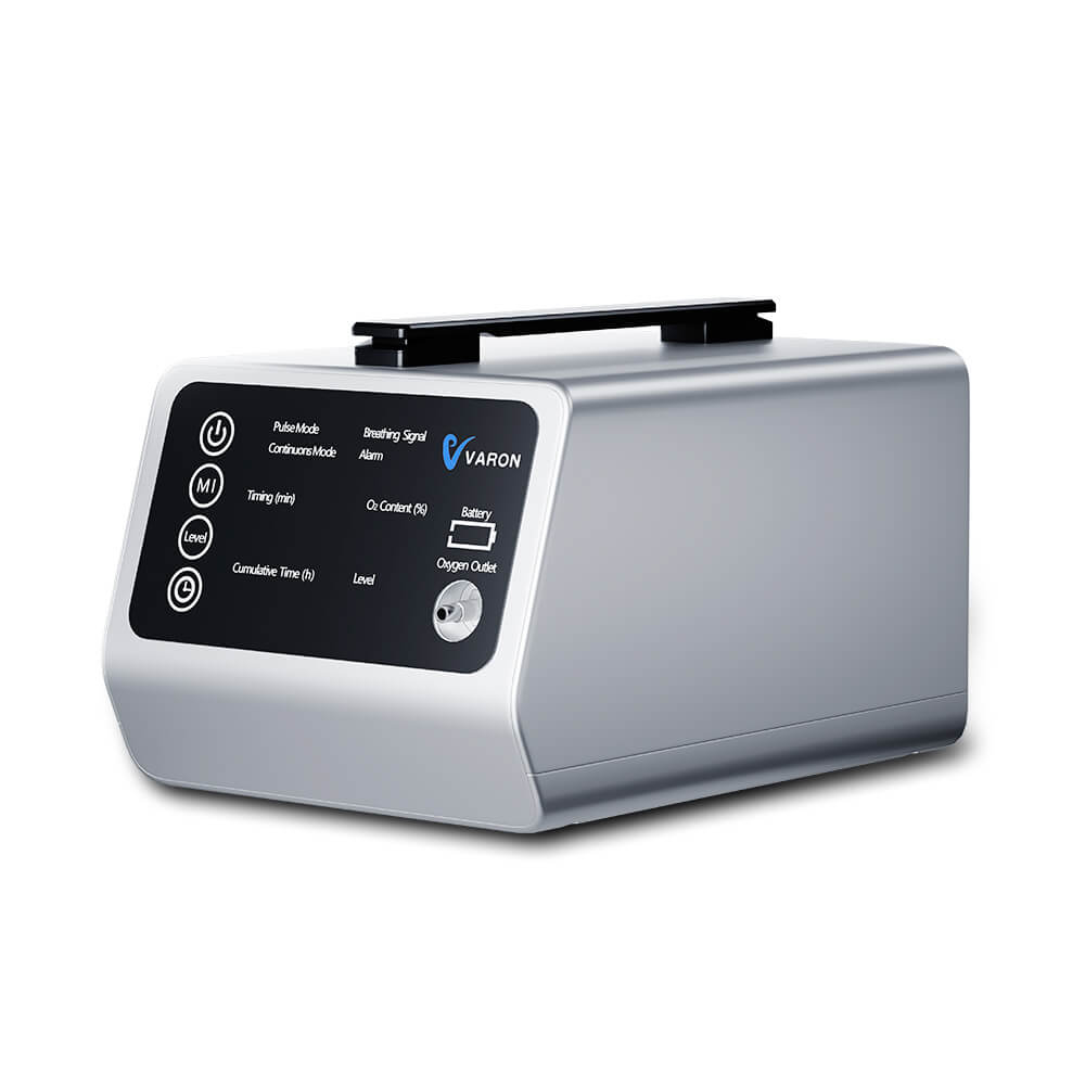 VARON VT-1 Concentrateur d'oxygène pulsé et continu - Idéal pour les voyages, certifié CE