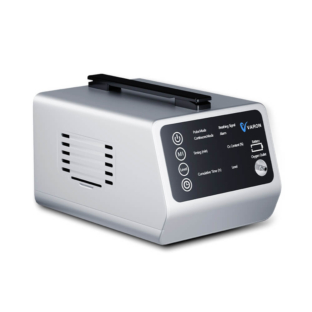 VARON VT-1 Concentrateur d'oxygène pulsé et continu - Idéal pour les voyages, certifié CE