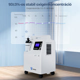 VARON Serene 5L oxigén-koncentrátor | Alacsony zajszint, 72 órás működés FDA-engedélyezve