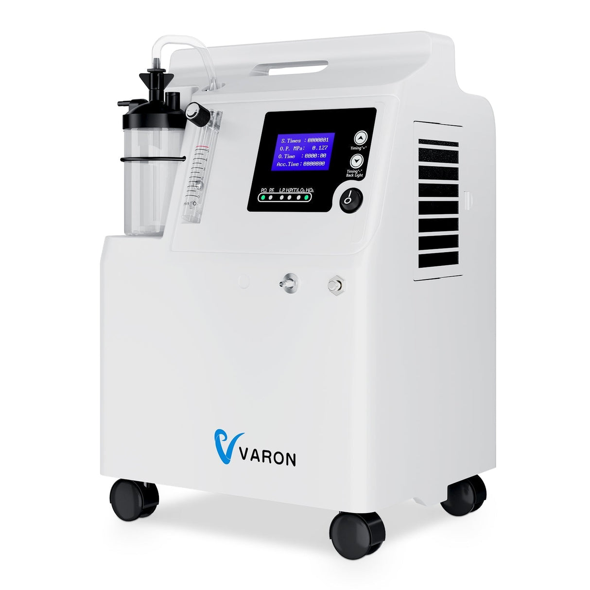 VARON Serene 5L oxigén-koncentrátor | Alacsony zajszint, 72 órás működés FDA-engedélyezve