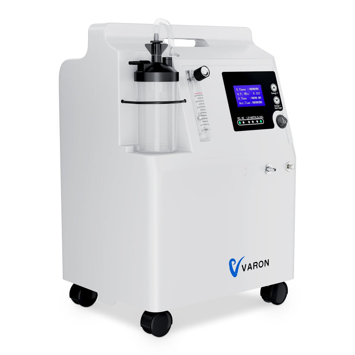 VARON Serene 5L oxigén-koncentrátor | Alacsony zajszint, 72 órás működés FDA-engedélyezve