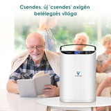 VARON VP-1 Pulse hordozható oxigénkoncentrátor | 24 órás működés, CE-jóváhagyás