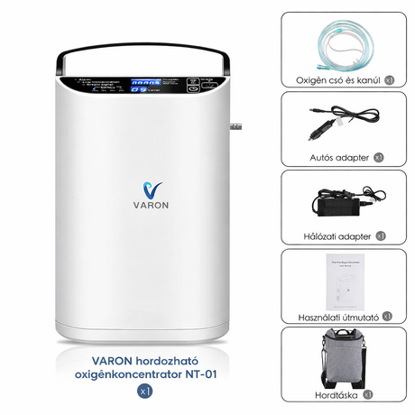 VARON VP-1 Puls-Sauerstoffkonzentrator | 24-Stunden-Betrieb, CE-geprüft