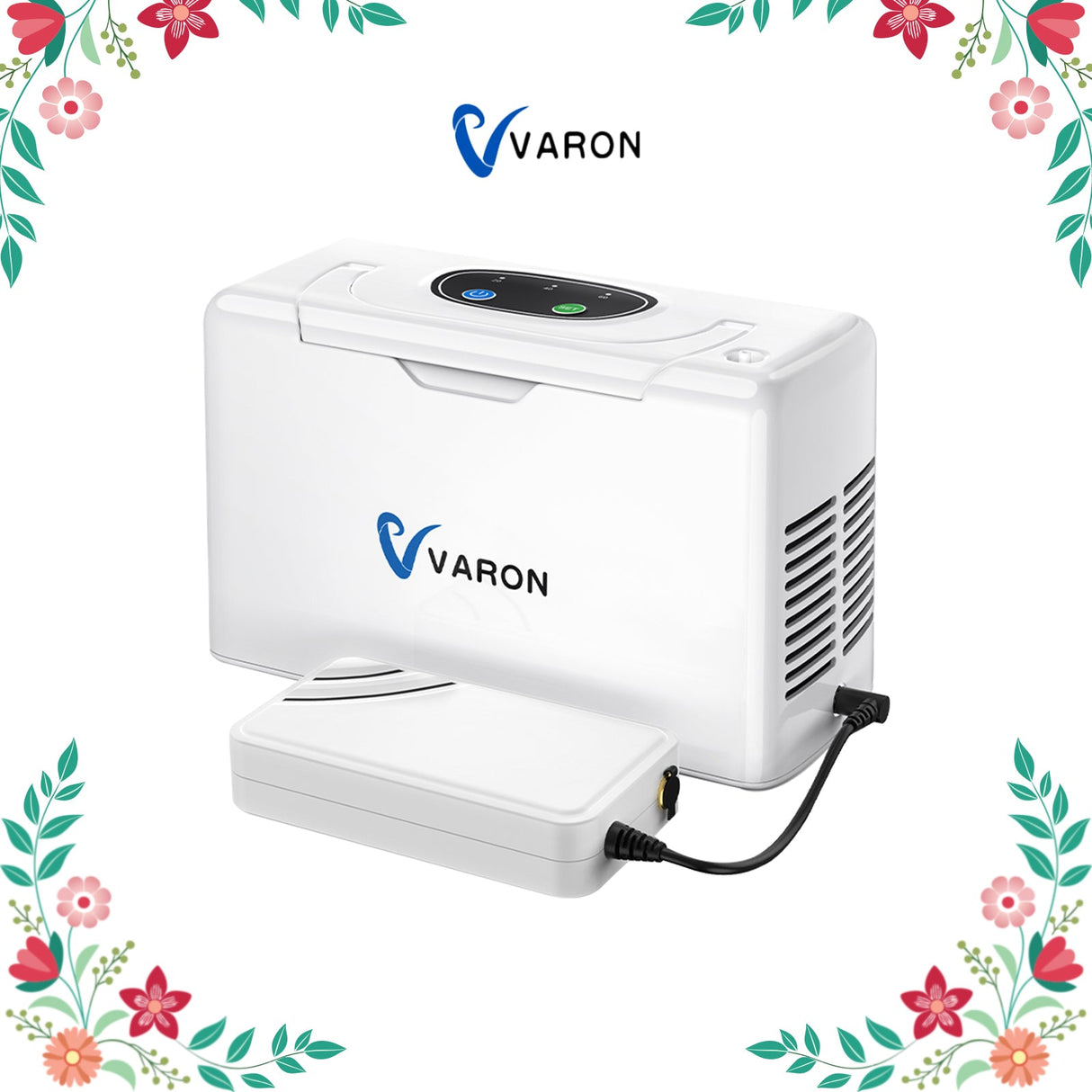 VARON VL-2 Light 3L / perc folyamatos hordozható oxigén-koncentrátor, CE-jóváhagyás