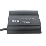 150 W-os autós inverter kettős USB-porttal, 3.1A, 12V-ról 110V/220V feszültségre