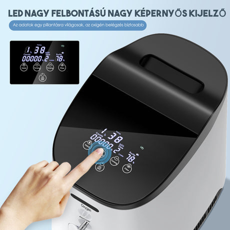 VARON VH-2 otthoni folyamatos oxigénkoncentrátor, intelligens vezérlés és alacsony zajszint