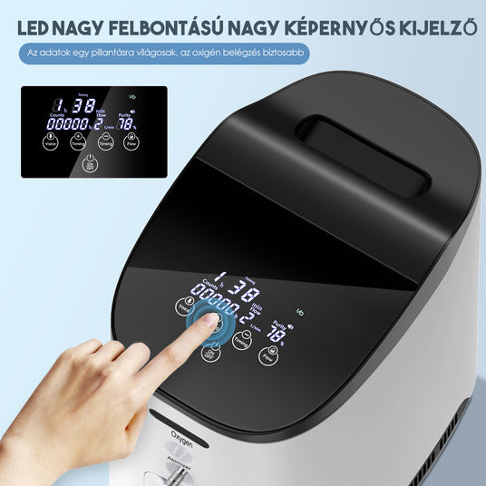 VARON VH-2 otthoni folyamatos oxigénkoncentrátor, intelligens vezérlés és alacsony zajszint