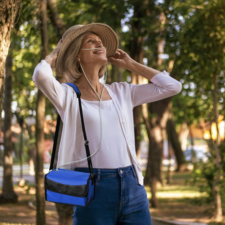 Többfunkciós VL-2 hordozható oxigénkoncentrátor hátizsák utazáshoz és kültéri használatra