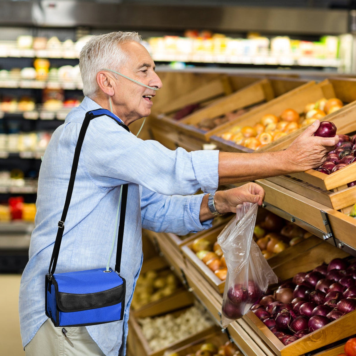 Többfunkciós VL-2 hordozható oxigénkoncentrátor hátizsák utazáshoz és kültéri használatra