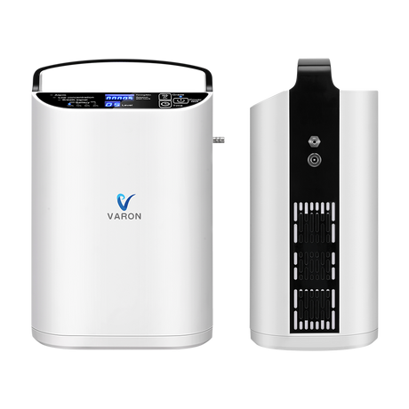 VARON VP-1 hordozható pulzáló oxigénkoncentrátor, könnyű és utazásbarát