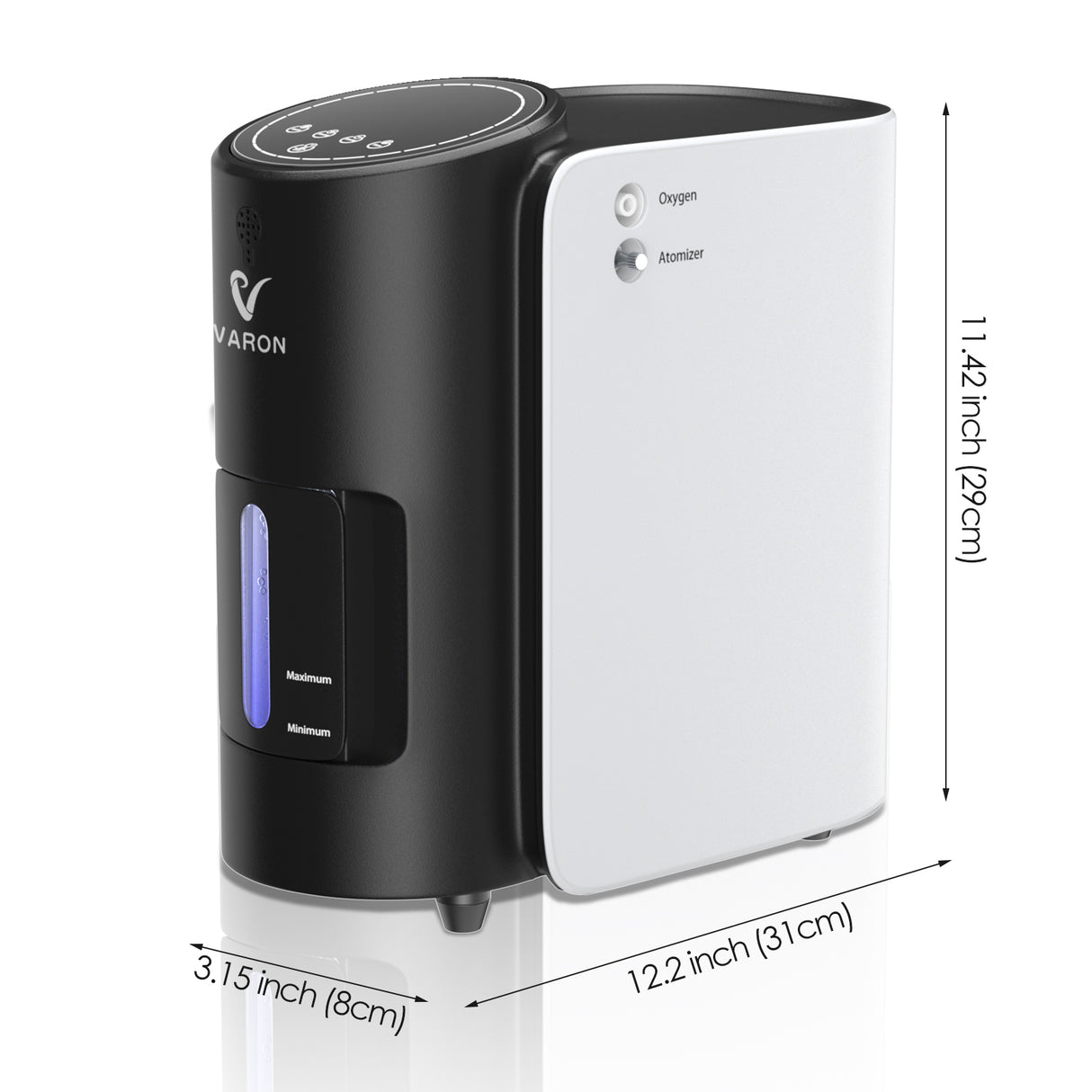 VARON VH-1 Sauerstoffkonzentrator für Zuhause | 1–7 l/min, Vital Senior Health, CE-geprüft