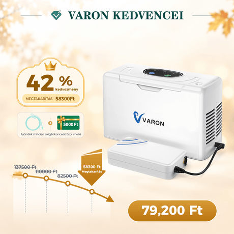 VARON VL-2 Light 3L/min continuous flow oxygen concentrator, CE approved