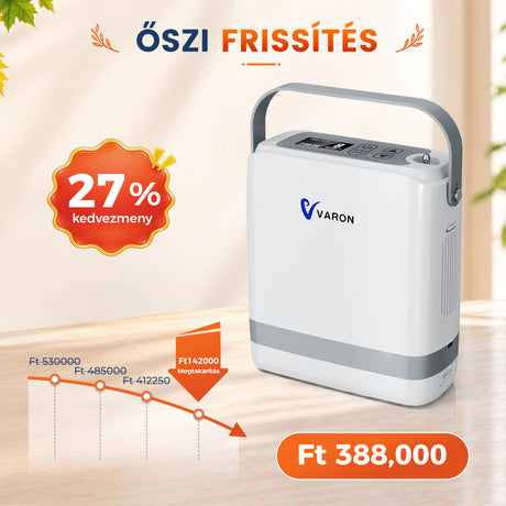VARON VP-8G | Hordozhato oxigen koncentrator (1-8 beállítás)
