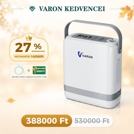 （Pre-sale）VARON VP-8G | Portable Oxygen Concentrator (1-8 settings)