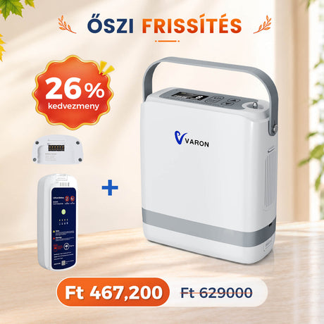 VARON VP-8G | Hordozhato oxigen koncentrator (1-8 beállítás)
