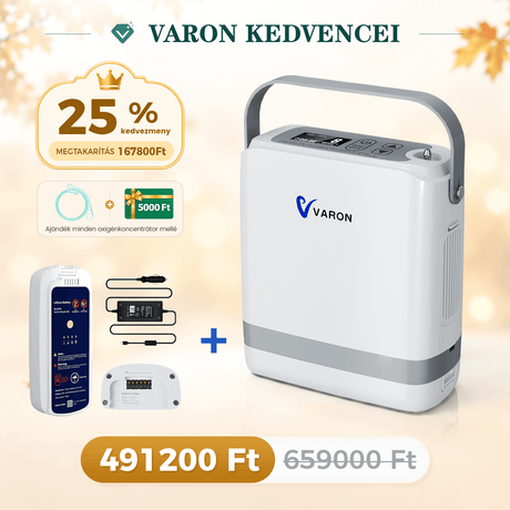 （Pre-sale）VARON VP-8G | Portable Oxygen Concentrator (1-8 settings)