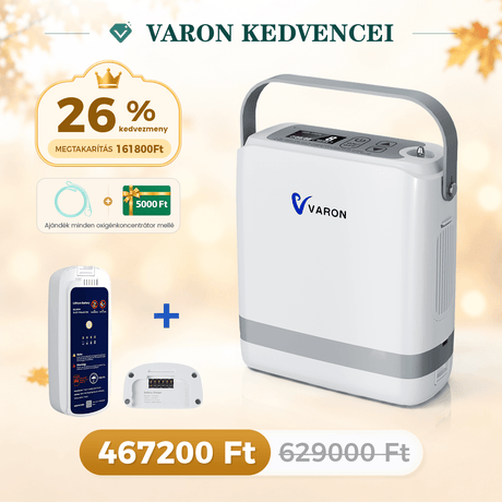 （Pre-sale）VARON VP-8G | Portable Oxygen Concentrator (1-8 settings)