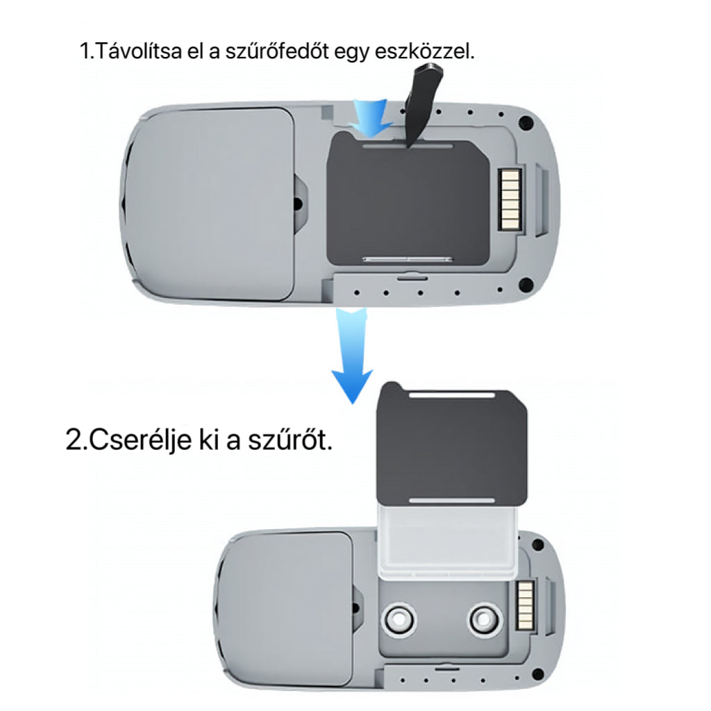 VP-8G oxigénkoncentrátor – Akkumulátortöltő