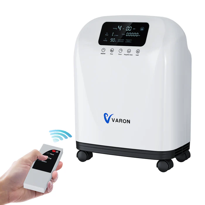 (Előértékesítés) VARON VH-4 Otthoni oxigen koncentrator | 1-9L / perc kényelmes terápia, CE-jóváhagyás